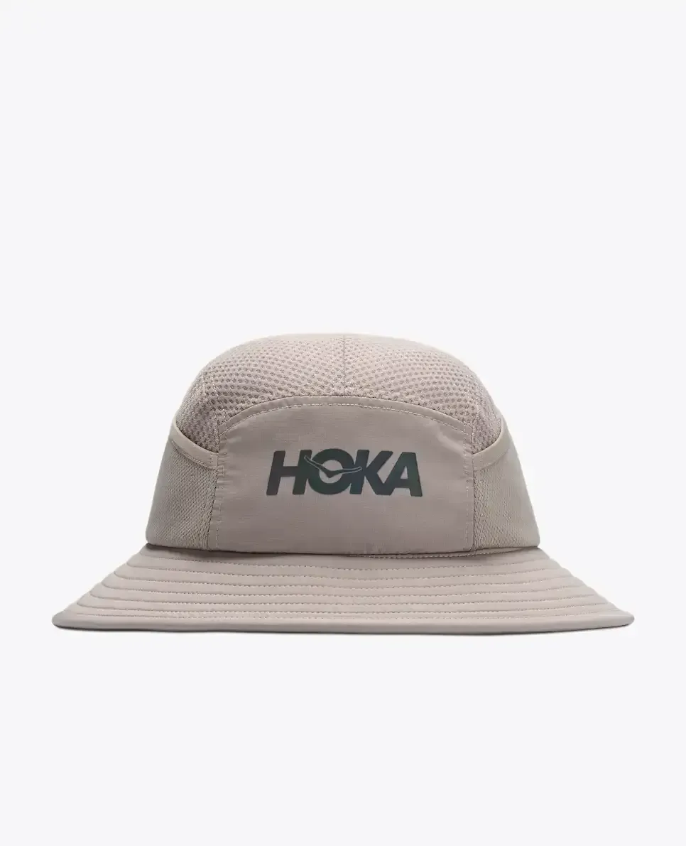 HOKA Adventure Hat 2.0 Stone - Men's HOKA Exclusives - front view