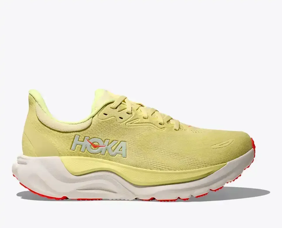 HOKA Arahi 8 Sunlight Neon Yuzu (Women’s) - Road Running Shoes - front view