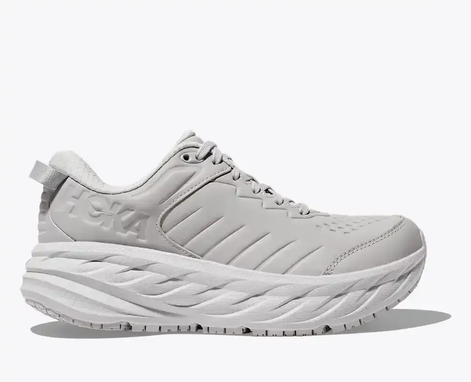 HOKA Bondi SR Harbor Mist Lunar Rock - Men's Running Shoes & Trainers - front view