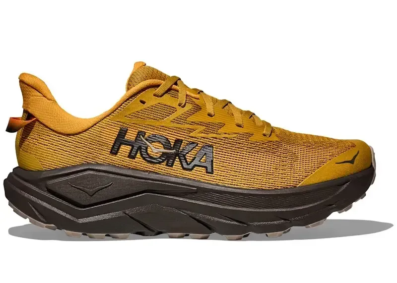 HOKA Challenger 8 Mustard Seed Black - Men's Running Shoes & Trainers - front view