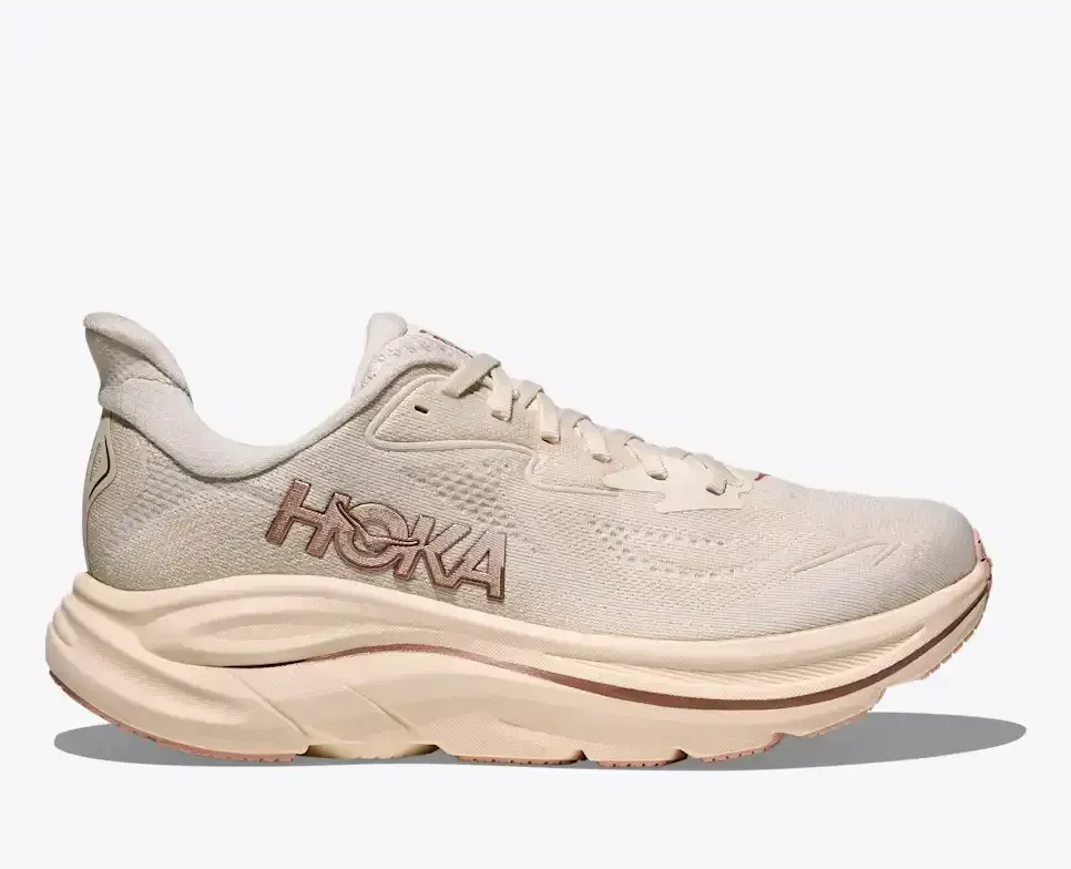 HOKA Clifton 10 Alabaster Rose Gold (Women’s) - Clifton 10 - front view
