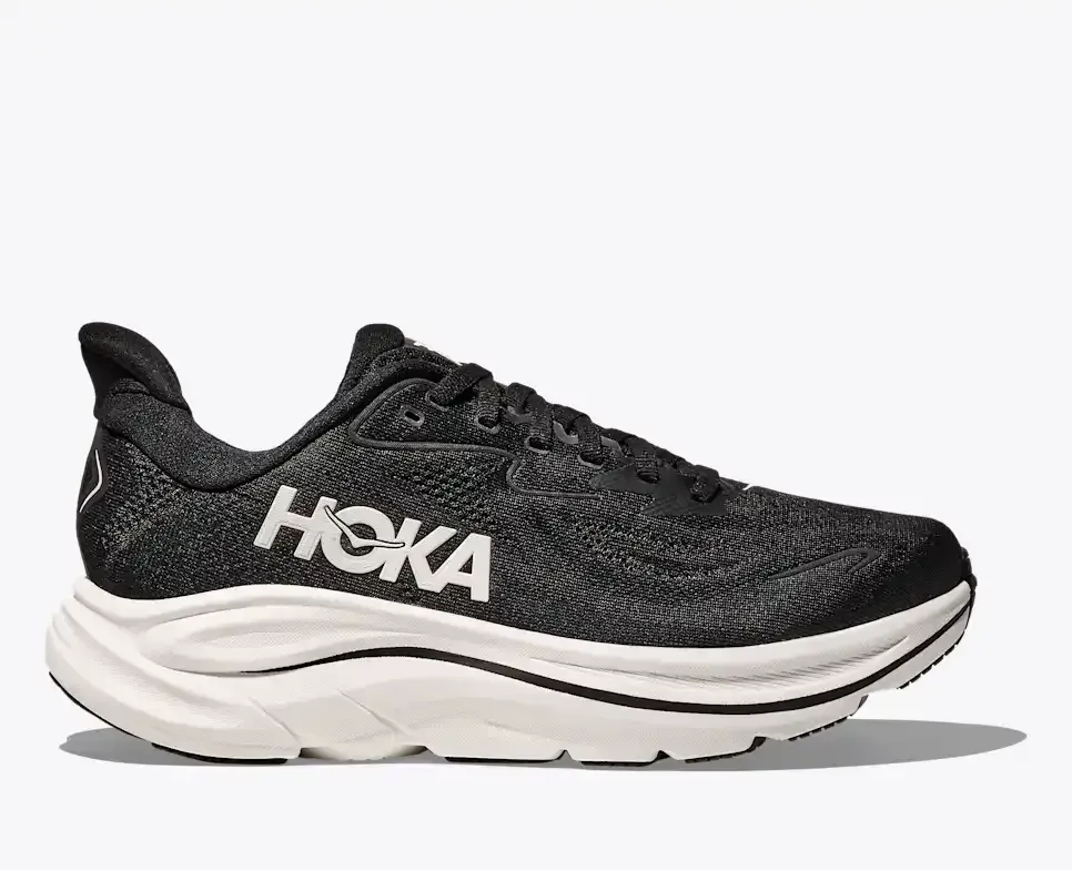 HOKA Clifton 10 Black White (Women’s) - Clifton 10 - front view