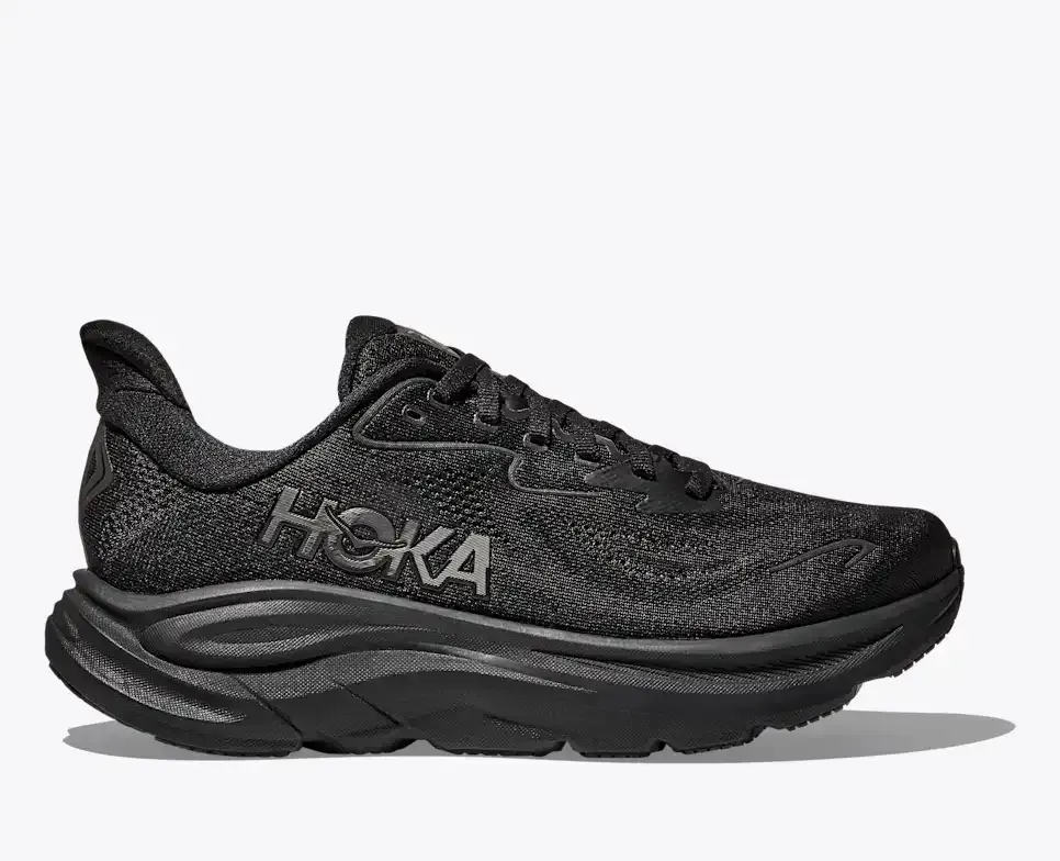 HOKA Clifton 10 Black (Women’s) - Clifton 10 - front view