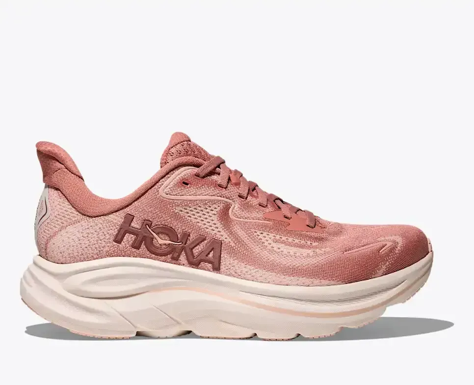 HOKA Clifton 10 Blush Rose Latte (Women’s) - Clifton 10 - front view