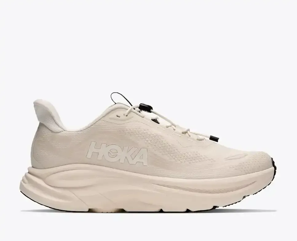 HOKA Clifton 11 GORE-TEX® Oat Milk Alabaster - Men's Road Running Shoes & Trainers - front view