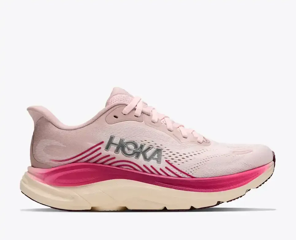 HOKA Clifton 11 Pink Opal Alabaster (Women’s) - Road Running Shoes - front view