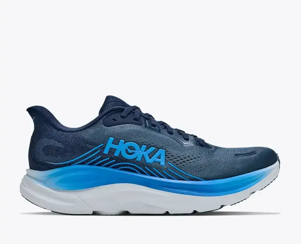 HOKA Clifton 11 Varsity Navy - Men's Road Running Shoes & Trainers - front view