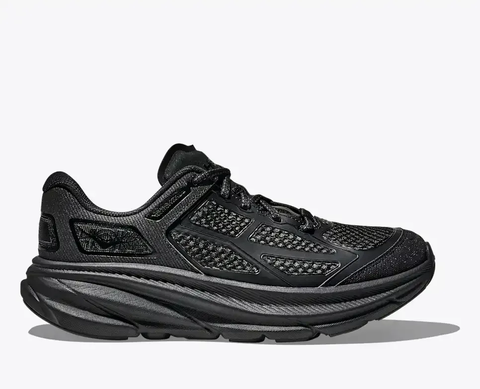 HOKA Clifton One9 Carbon Black - Men's Running Shoes & Trainers - front view