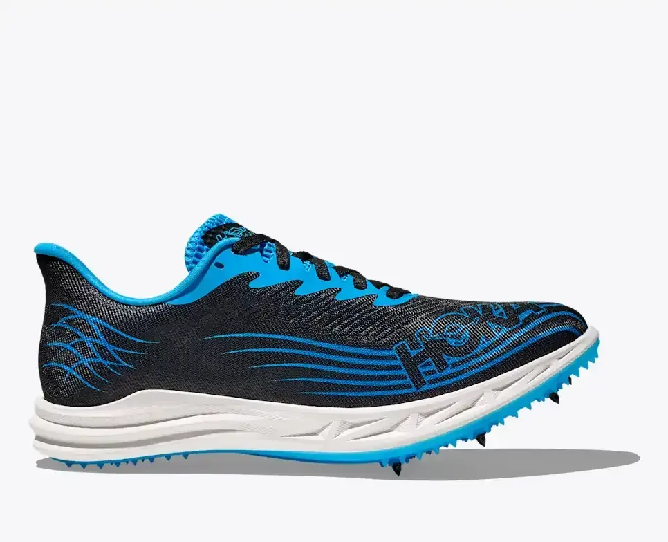 HOKA Crescendo MD 2 Black Skyward Blue - Men's Running Shoes & Trainers - front view