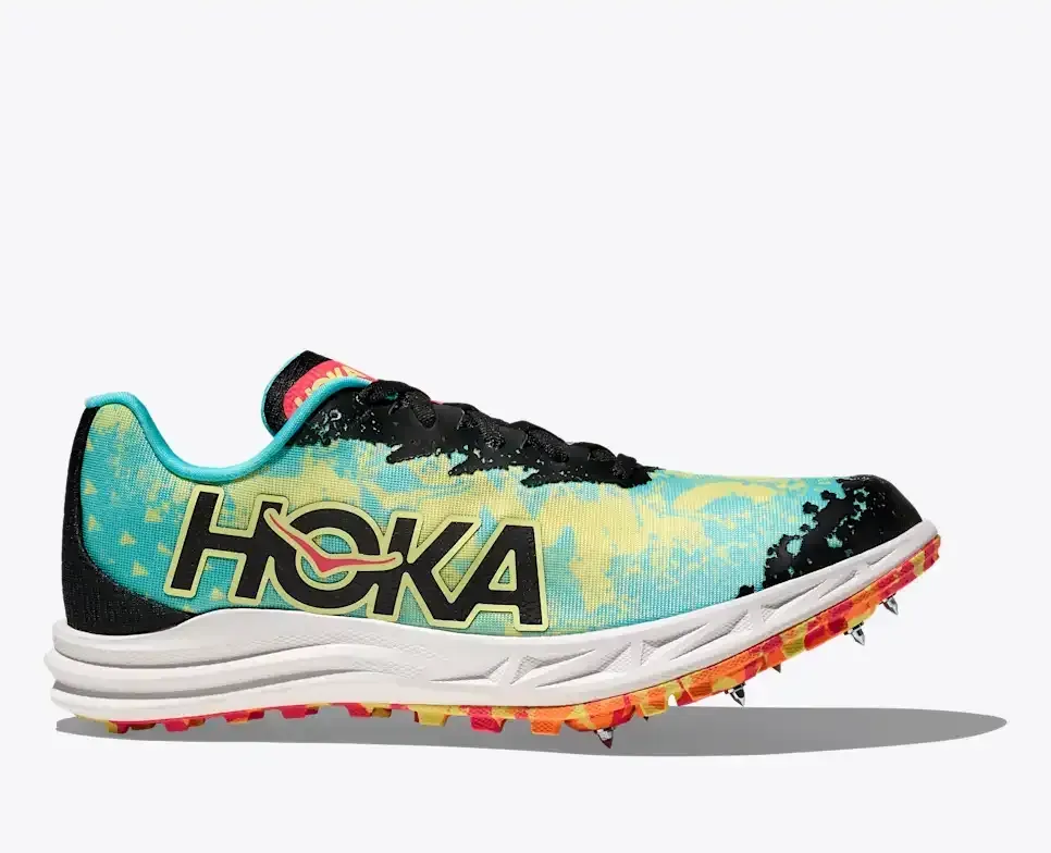 HOKA Crescendo XC Cielo Blue Yuzu - Men's Running Shoes & Trainers - front view
