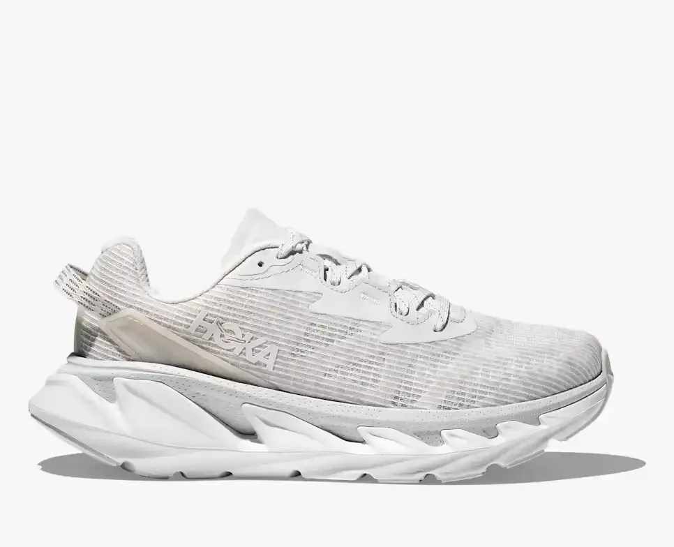 HOKA Elevon 2 TS White Cosmic Grey - Men's Running Shoes & Trainers - front view