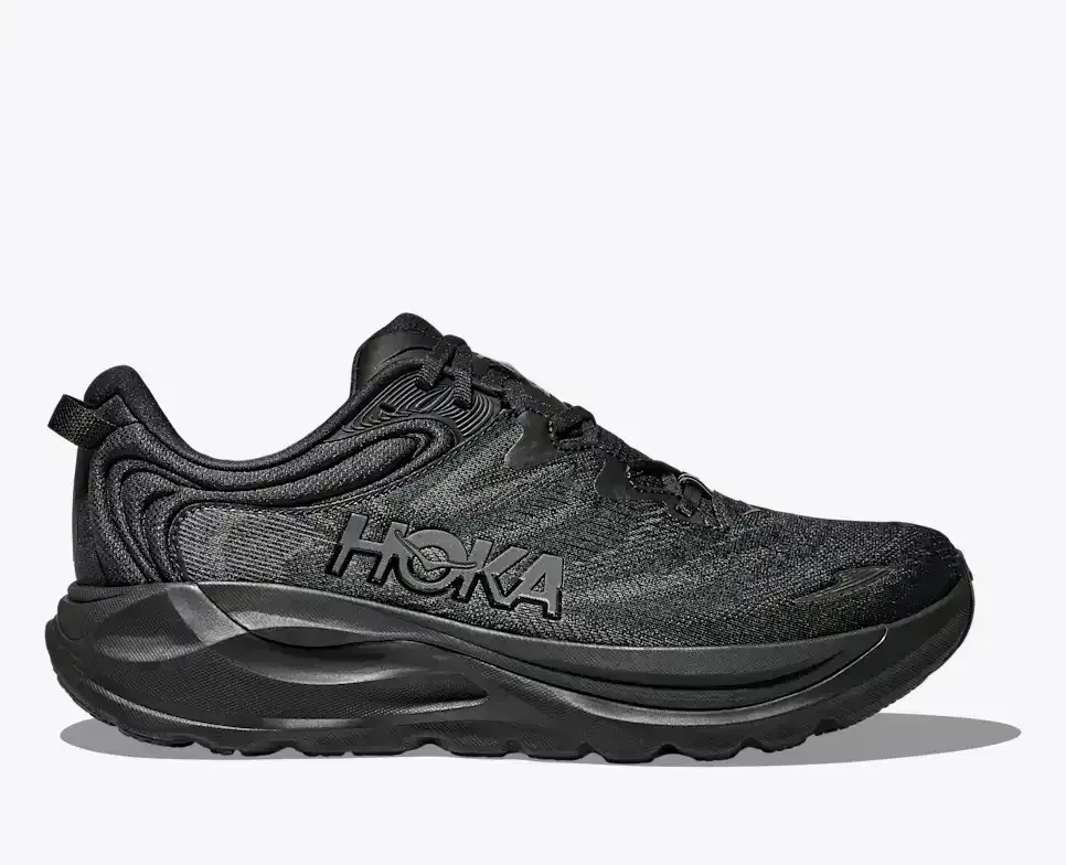 HOKA Gaviota 6 Black - Men's Road Running Shoes & Trainers - front view