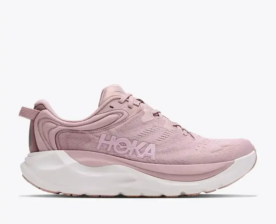 HOKA Gaviota 6 Pink Opal Quartzite (Women’s) - Road Running Shoes - front view