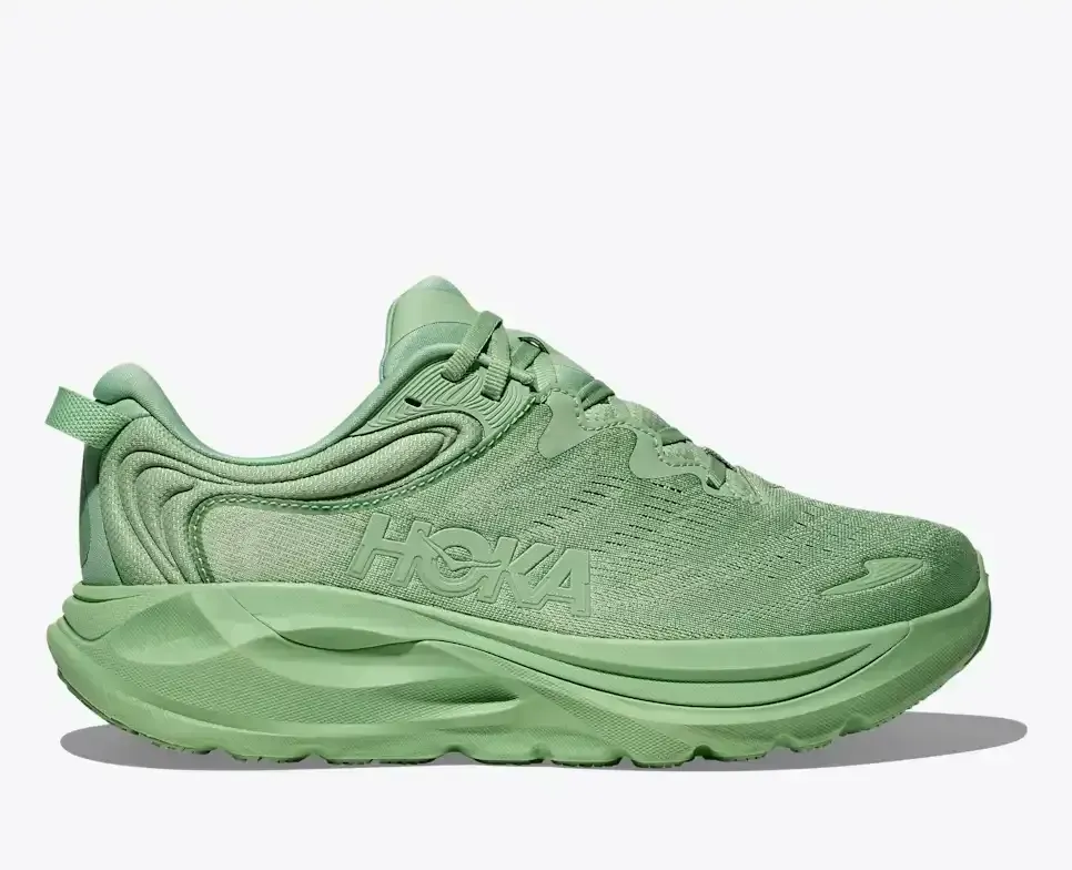 HOKA Gaviota 6 Vintage Green (Women’s) - Road Running Shoes - front view