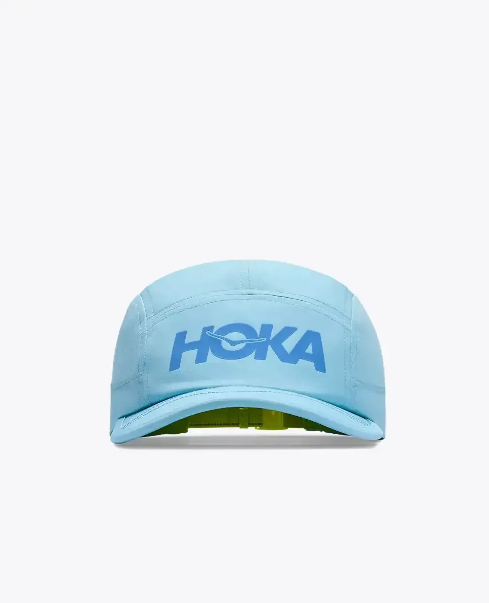 HOKA Hoka Run Hat Hazy Blue - Men's HOKA Exclusives - front view