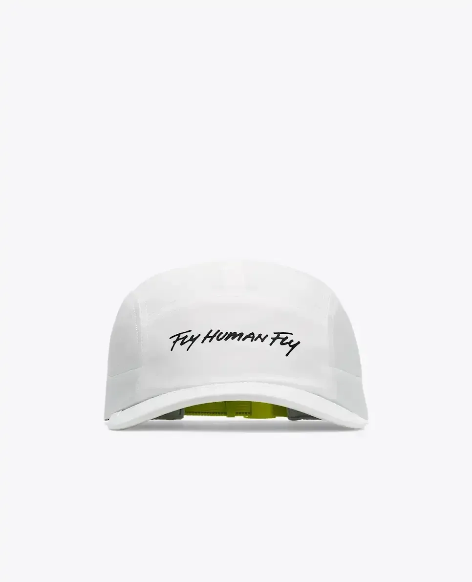 HOKA Hoka Run Hat White Multi - Men's HOKA Exclusives - front view