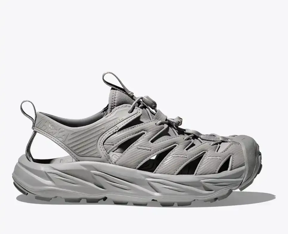 HOKA Hopara Stellar Grey - Hiking Boots & Shoes - front view