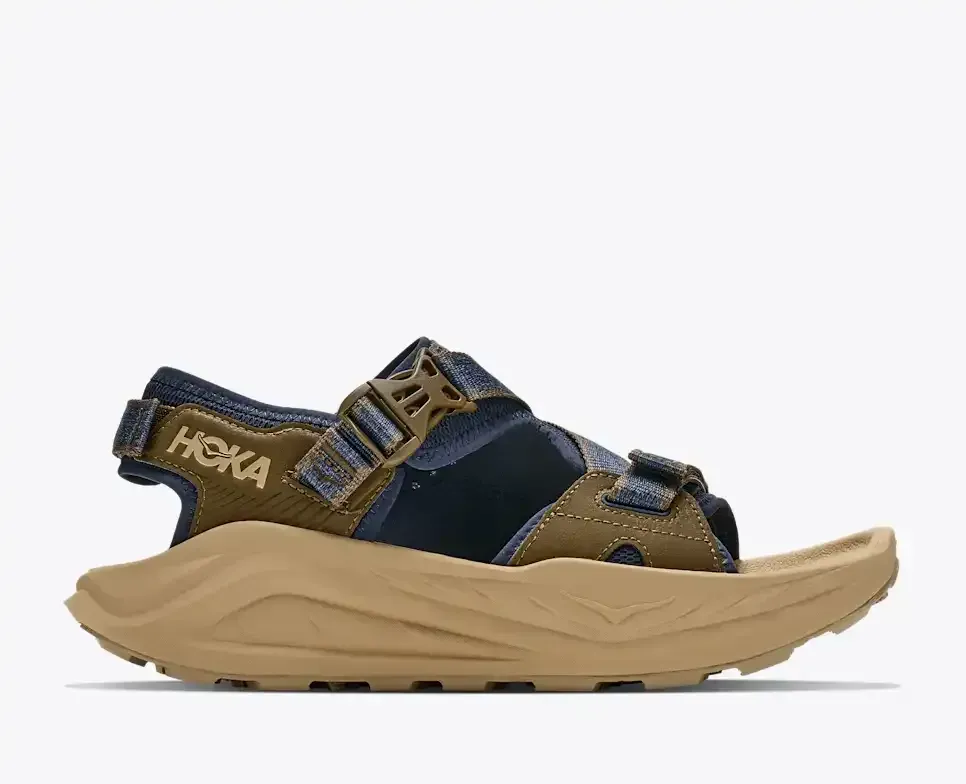 HOKA Infini Hike TC Sepia Barley - Hiking Boots & Shoes - front view
