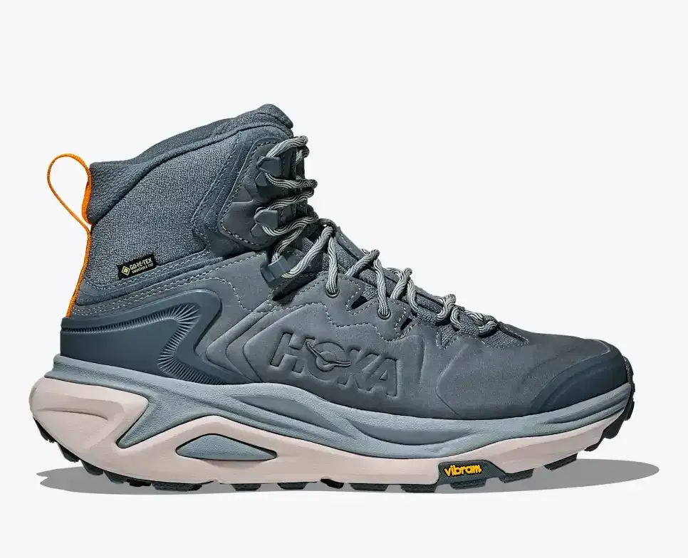 HOKA Kaha 3 GORE-TEX Faded Navy Washed Blue - Men's Running Shoes & Trainers - front view