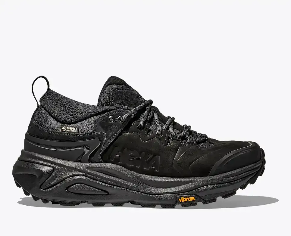 HOKA Kaha 3 Low GORE-TEX Black - Men's Running Shoes & Trainers - front view