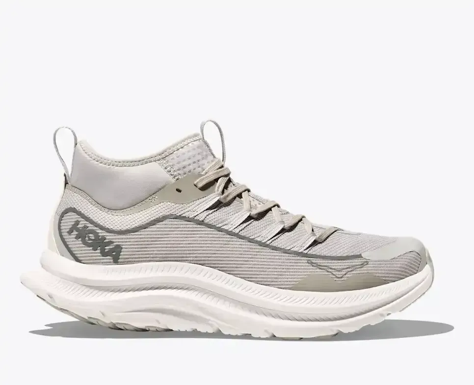 HOKA Kawana Mid Stardust White - Men's Running Shoes & Trainers - front view