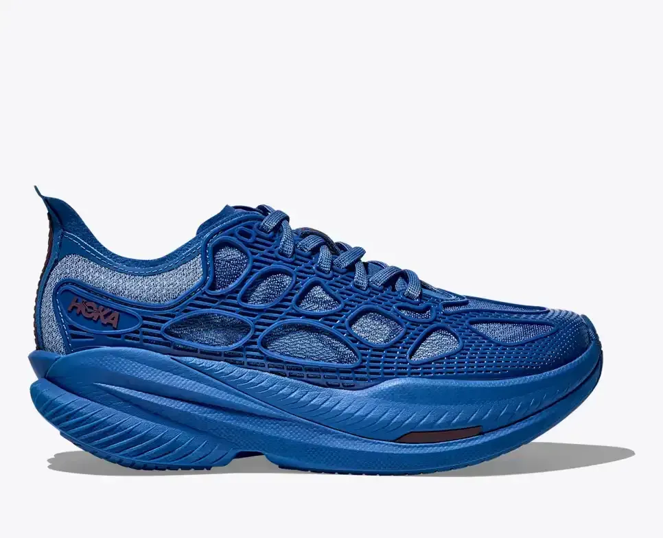HOKA Mach X Caged Ultramarine Midnight Blue - Men's Running Shoes & Trainers - front view