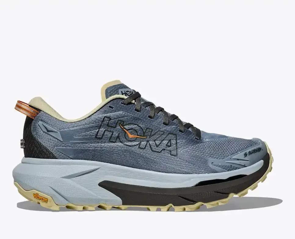 HOKA Mafate 5 Mineral Blue - Men's Running Shoes & Trainers - front view