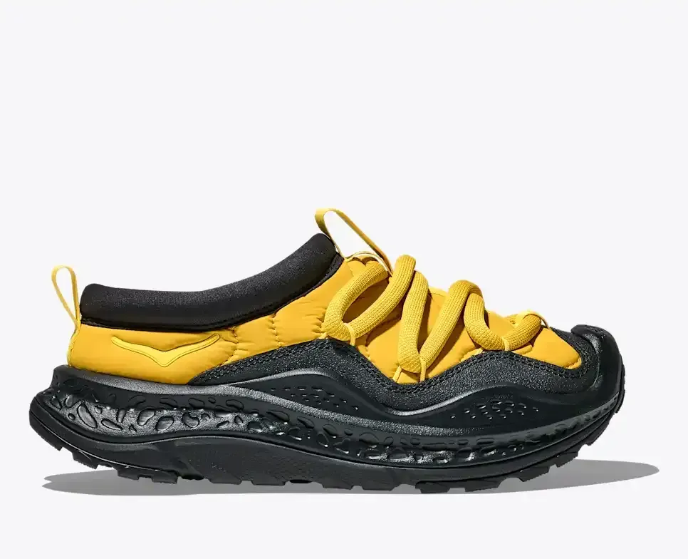 HOKA Ora Primo Yellow Gold Black - Men's Running Shoes & Trainers - front view