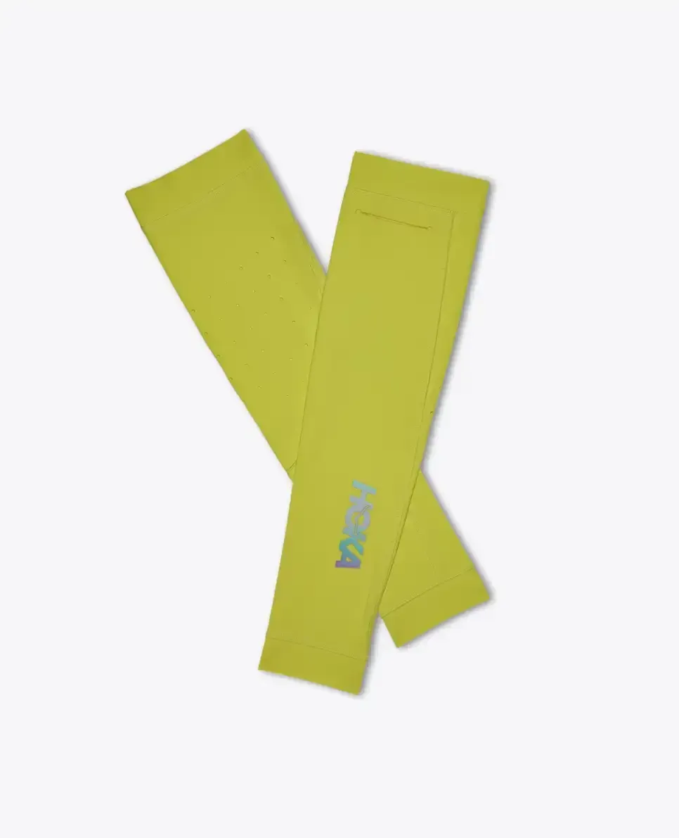 HOKA Race Day Arm Sleeve Hoka Citrus - Men's Athletes Kit - front view