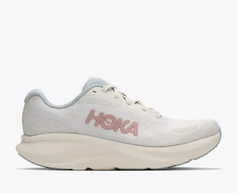 HOKA Rincon 5 Alabaster Mineral Blue (Women’s) - Road Running Shoes - front view