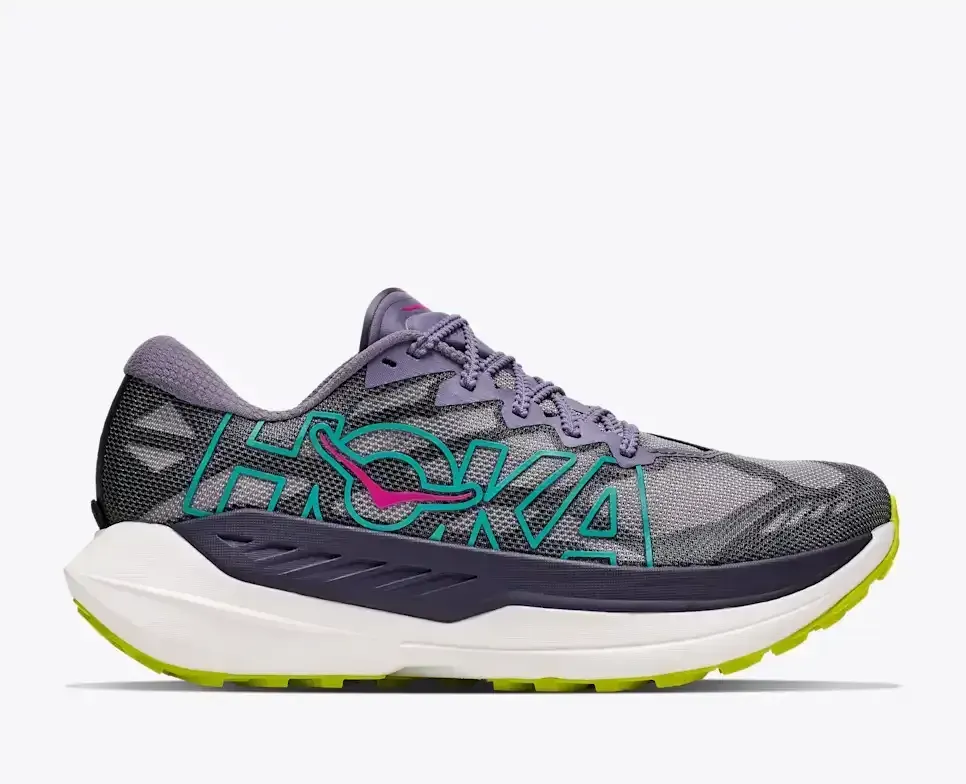 HOKA Rocket X Trail Purple Fog Hoka Citrus (Women’s) - Trail Running Shoes - front view