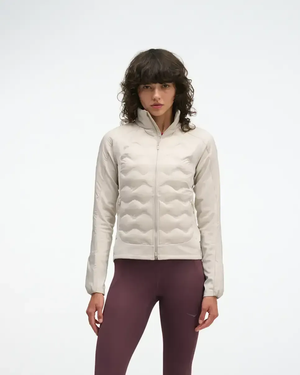HOKA SkyFill Insulated Jacket River Rock Grey (Women’s) - New Releases - front view