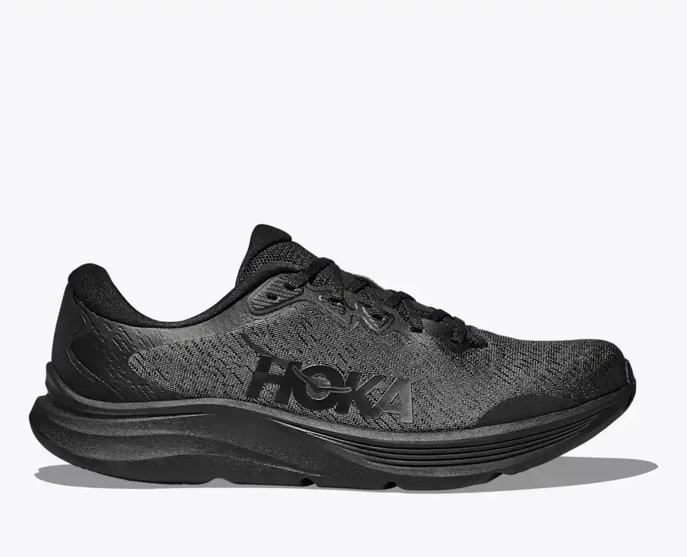 HOKA Solimar 2 Black (Women’s) - Women's Running Shoes - front view