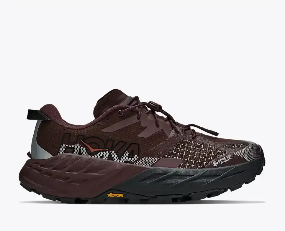 HOKA Speedgoat 7 GORE-TEX® Deep Mauve Black (Women’s) - Hiking Boots & Shoes - front view