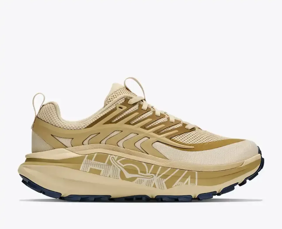 HOKA Stinson 8 Barley Flour Barley (Women’s) - Trail Running Shoes - front view