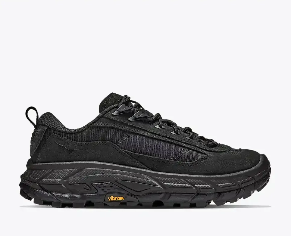HOKA Tor Summit FLD Black - Men's Running Shoes & Trainers - front view