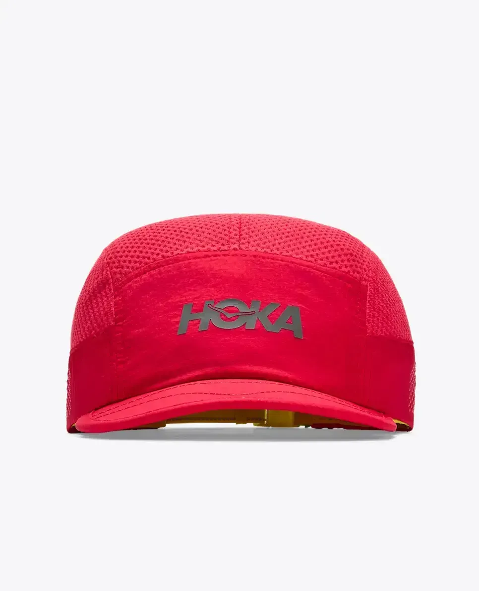 HOKA Trail Run Hat Cerise - Men's HOKA Exclusives - front view