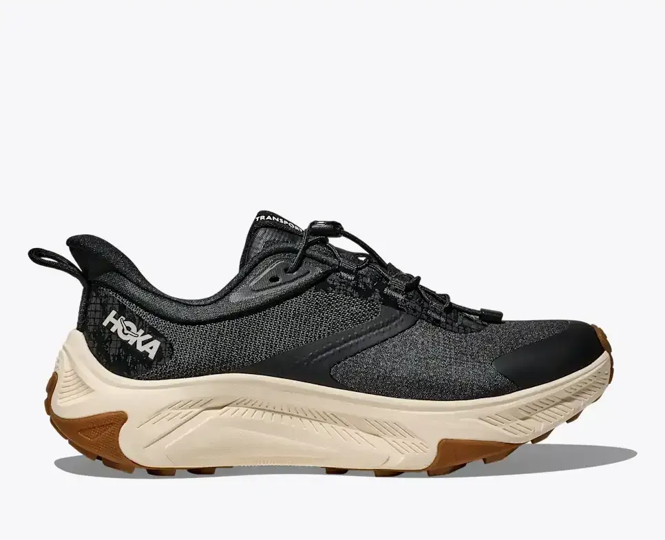 HOKA Transport 2 Black Alabaster (Women’s) - Hiking Boots & Shoes - front view