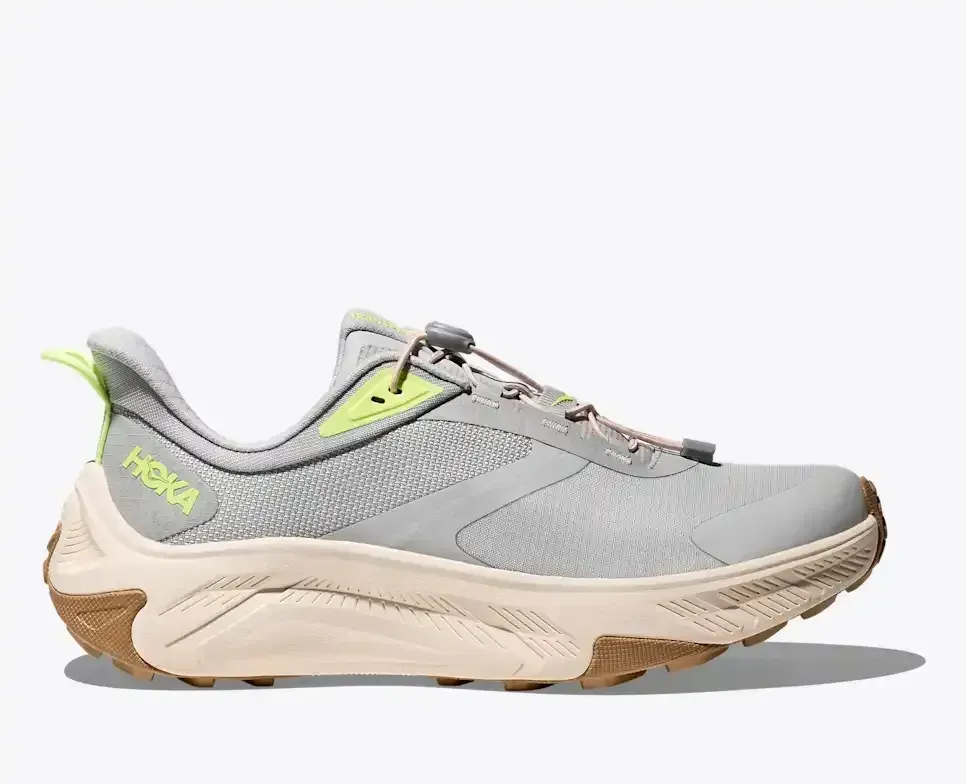 HOKA Transport 2 Cosmic Grey Neon Yuzu (Women’s) - Hiking Boots & Shoes - front view