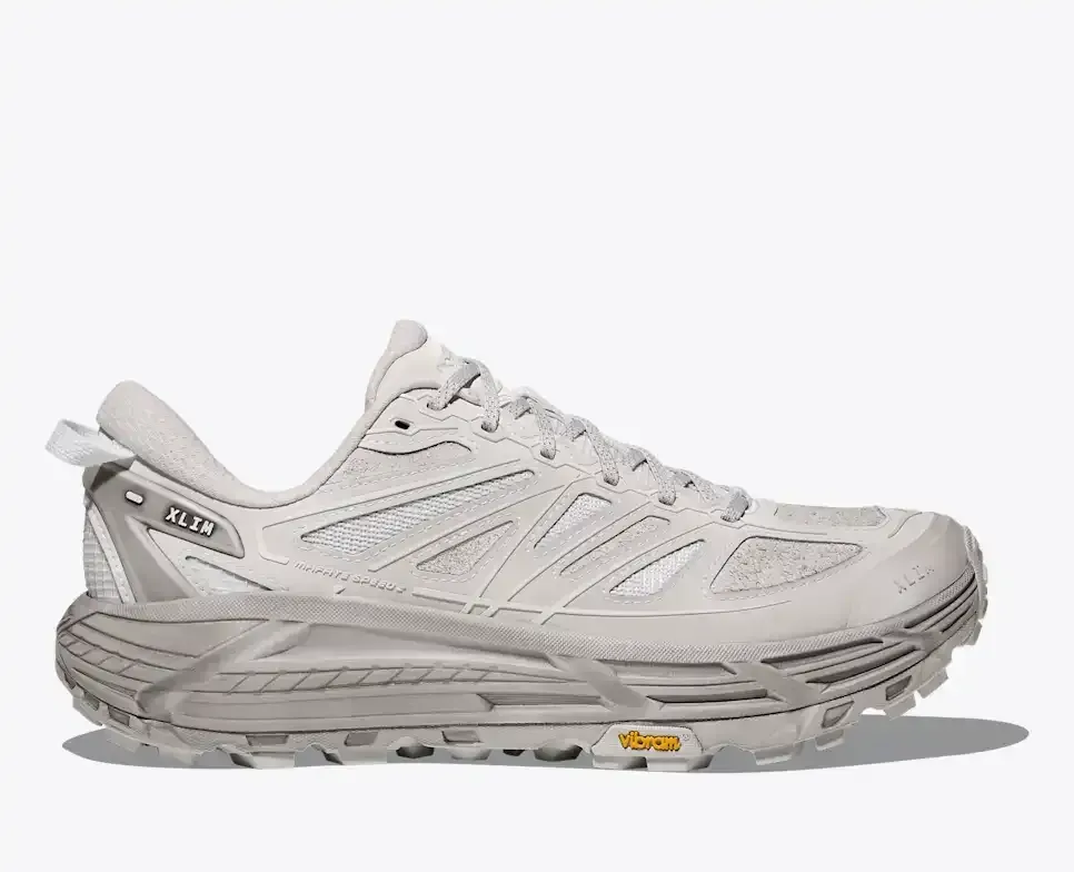 HOKA x XLIM Mafate Speed 2 Grey Foam - Men's Running Shoes & Trainers - front view